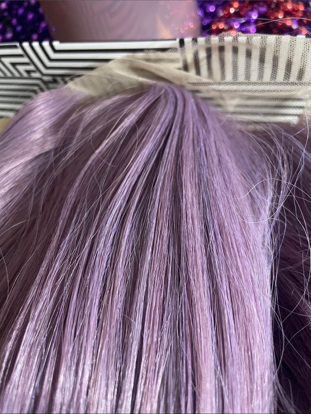13x4 Premium Ash Lavender Lace Front Wig - Picture 4 of 16